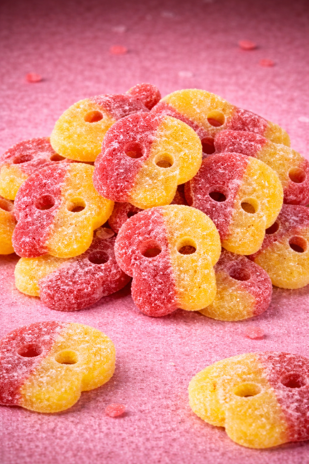 Bonbons BUBS Crâne Framboise Citron (100g)