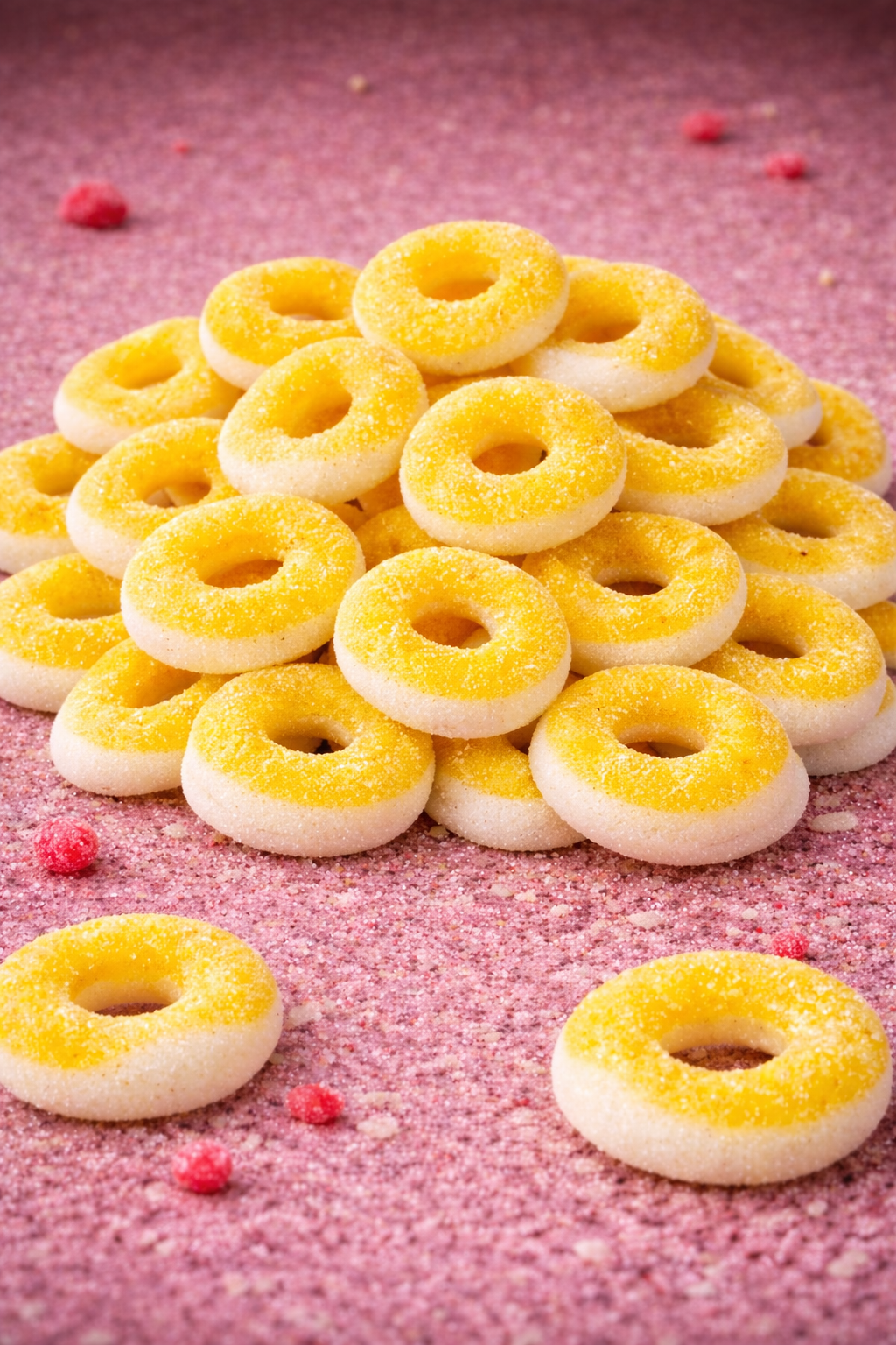 Bonbons Anneaux Saveur Banane (100g)