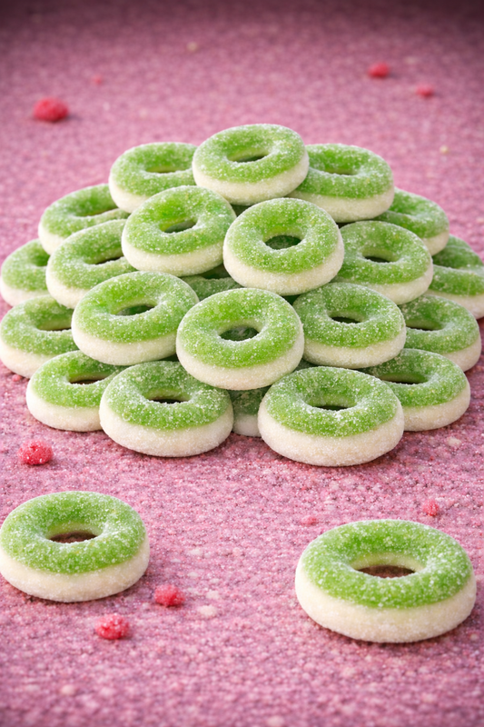 Bonbons Anneaux Saveur Pomme (100g)