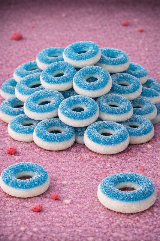 Bonbons Anneaux Saveur Framboise (100g)